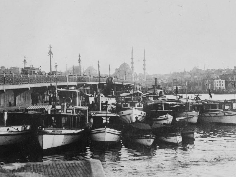 Galata Bridge Constantinople of Edmondo De Amicis